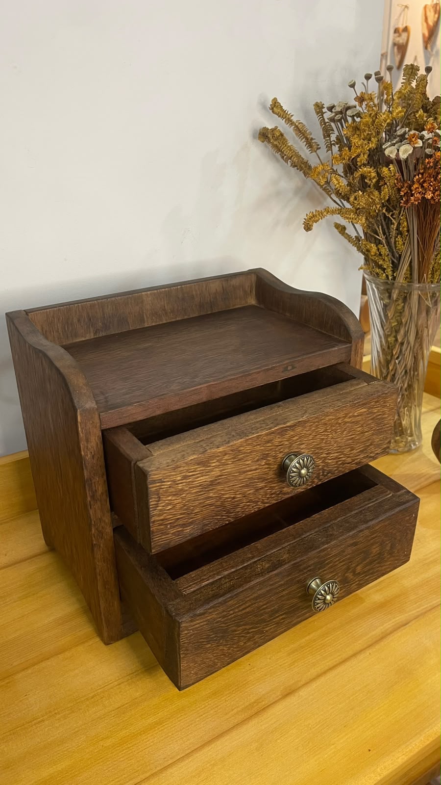 Gaveteiro de Mesa Madeira Escura - Imagem 4